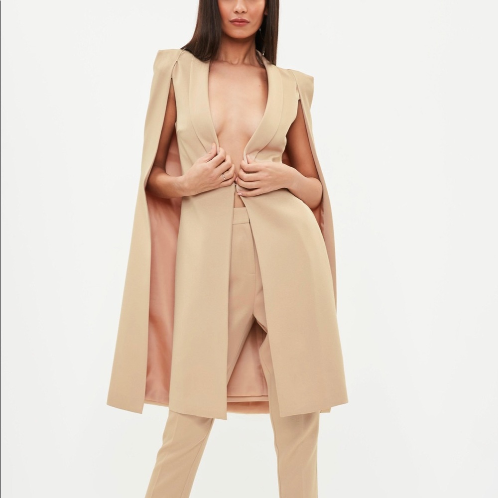 Core longline cape blazer